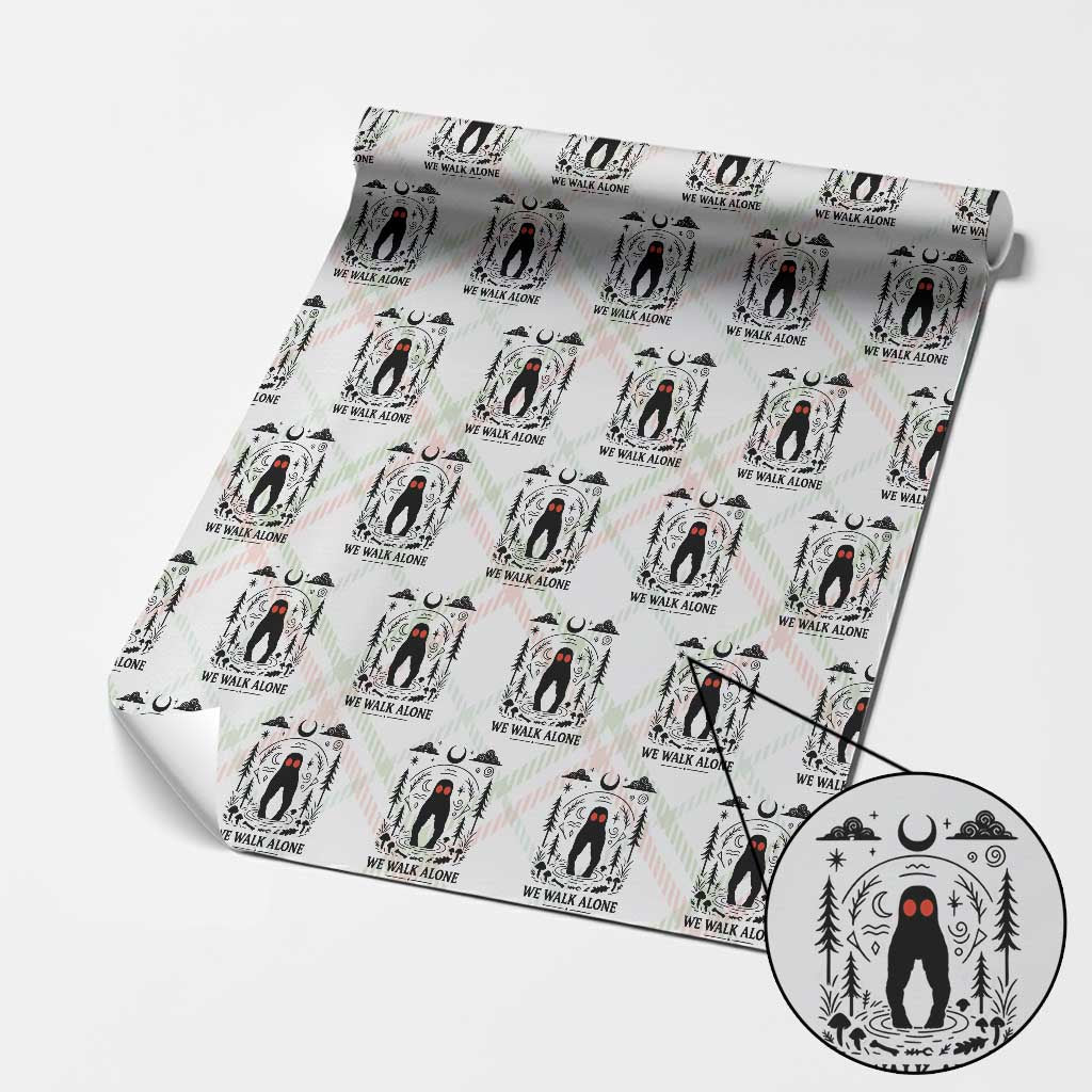 We Walk Alone Fresno Nightcrawler Wrapping Paper Roll California Cryptid Hunter - Wonder Print Shop