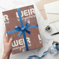 Weir Everywhere Retro Tribute Wrapping Paper Roll Psychedelic Peace and Music Culture