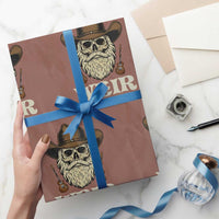 Weir Everywhere Western Skull Guitarist Wrapping Paper Roll Legendary Musician Memorial Retro Tribute for Fans