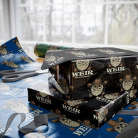 Weir Everywhere Western Skull Guitarist Wrapping Paper Roll Legendary Musician Memorial Retro Tribute for Fans