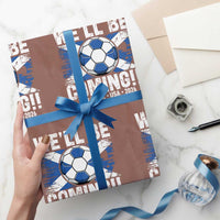 We’ll Be Coming Soccer Wrapping Paper Roll Scotland Flag Pride Football Fans - Wonder Print Shop