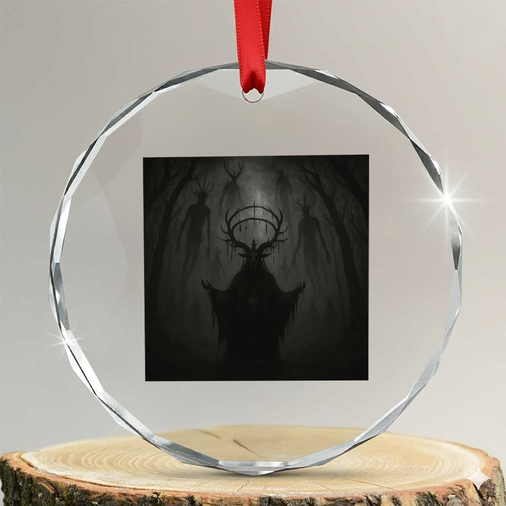 Wendigo Crystal Glass Ornament Gothic Horror Forest Demon Cryptid Occult Dark Fantasy TS10