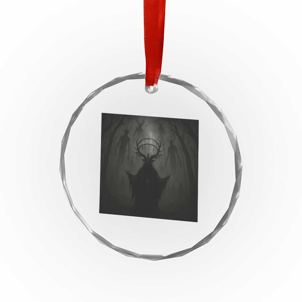 Wendigo Crystal Glass Ornament Gothic Horror Forest Demon Cryptid Occult Dark Fantasy TS10