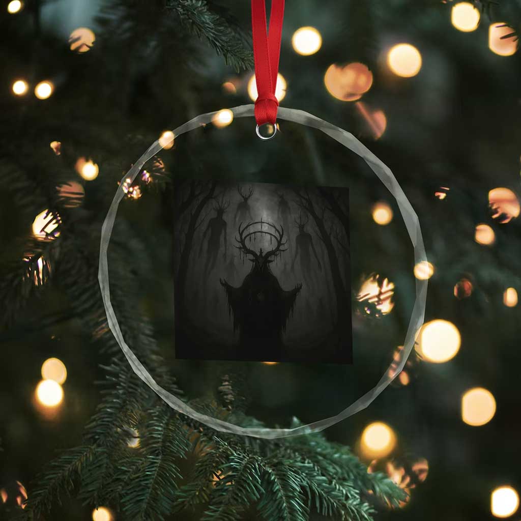 Wendigo Crystal Glass Ornament Gothic Horror Forest Demon Cryptid Occult Dark Fantasy TS10