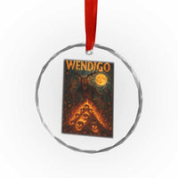 Wendigo Crystal Glass Ornament Halloween Cryptid Horror Mythical Creature - Wonder Print Shop