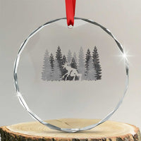 Wendigo Crystal Glass Ornament Mountain Trees Cryptid Occult Dark Fantasy TS10