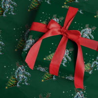 Wendigo Monster Wrapping Paper Roll Cryptid Mythical Christmas - Wonder Print Shop