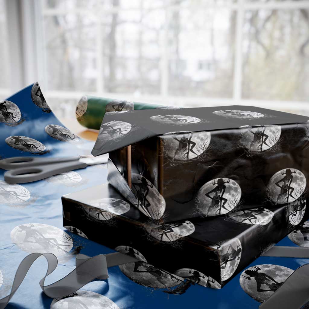 Wendigo Wrapping Paper Roll Cryptid Horror Moon Mythical Creature Halloween - Wonder Print Shop
