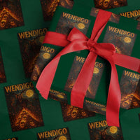 Wendigo Wrapping Paper Roll Halloween Cryptid Horror Mythical Creature - Wonder Print Shop
