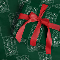 Wendigo Wrapping Paper Roll Tarot Card Horror Cryptid Occult Dark Fantasy - Wonder Print Shop
