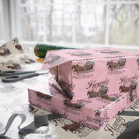 Western Christmas Wrapping Paper Roll Howdy Christmas Blaze The Trail To Joy Cowboy Santa - Wonder Print Shop