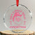 Western Xmas Crystal Glass Ornament Have A Holly Dolly Cowboy Santa TS11