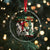 Western Xmas Crystal Glass Ornament Jingle Horse Pick Up Your Feet Cowboy Santa Rider TS09