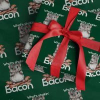What is Shakin Bacon Funny Mouse Wrapping Paper Roll Pun Animal Humor - Wonder Print Shop