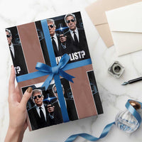What List Dark Political Humor Wrapping Paper Roll Funny Political Conspiracy Parody - Wonder Print Shop