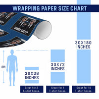 What List Dark Political Humor Wrapping Paper Roll Funny Political Conspiracy Parody - Wonder Print Shop