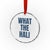 What The Hali Crystal Glass Ornament Indiana Hoosier Funny Basketball Overrated - Wonder Print Shop