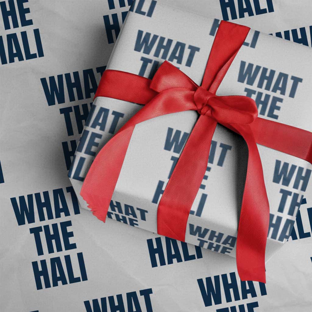 What The Hali Wrapping Paper Roll Indiana Hoosier Funny Basketball Overrated - Wonder Print Shop