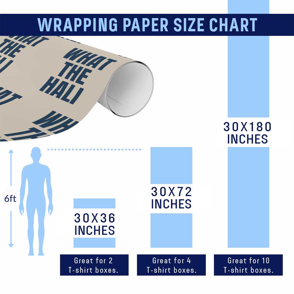 What The Hali Wrapping Paper Roll Indiana Hoosier Funny Basketball Overrated - Wonder Print Shop