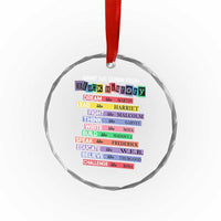 What We Learn From Black History Crystal Glass Ornament Celebration African American Roots Pride - Wonder Print Shop