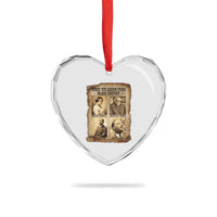 What We Learn From Black History Heart Crystal Glass Ornament Iconic African American Figures - Wonder Print Shop