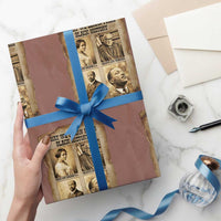 What We Learn From Black History Wrapping Paper Roll Iconic African American Figures - Wonder Print Shop
