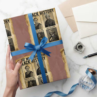 What We Learn From Black History Wrapping Paper Roll Vintage African American Leaders - Wonder Print Shop