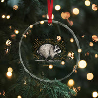 What Would Jimothy Do WWJD Funny Parody Crystal Glass Ornament Viral Seattle Raccoon Meme Feral Legend Humor