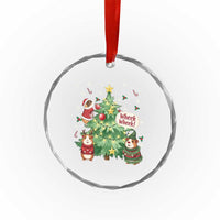 Wheek Wheek Guinea Pig Christmas Outfit Crystal Glass Ornament Cavy Lover Gift - Wonder Print Shop
