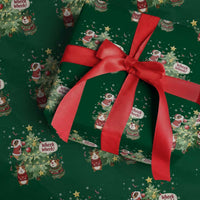 Wheek Wheek Guinea Pig Christmas Outfit Wrapping Paper Roll Cavy Lover Gift - Wonder Print Shop