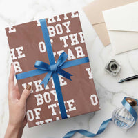 White Boy Of The Year Wrapping Paper Roll Funny Gift For Him - Wonder Print Shop