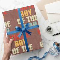 White Boy Of The Year Wrapping Paper Roll Funny Statement
