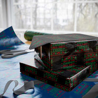 Why Is The Carpet All Wet Todd Christmas Movie Wrapping Paper Roll Funny Xmas Couple Matching - Wonder Print Shop