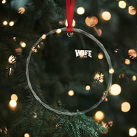 Wife Est 2026 Crystal Glass Ornament Just Married Couple Matching Wedding Honeymoon