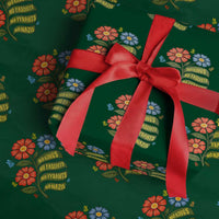 Wildflower Protest Freedom Gift Wrapping Paper Roll No Kings No Fascists No Tyrants