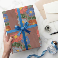 Wildflower Protest Wrapping Paper Roll We The People Serve No Kings