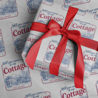 Will You Come To My Cottage This Summer Wrapping Paper Roll LGBT Romance Hockey Fan