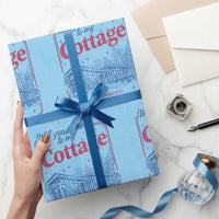 Will You Come To My Cottage This Summer Wrapping Paper Roll LGBT Romance Hockey Fan