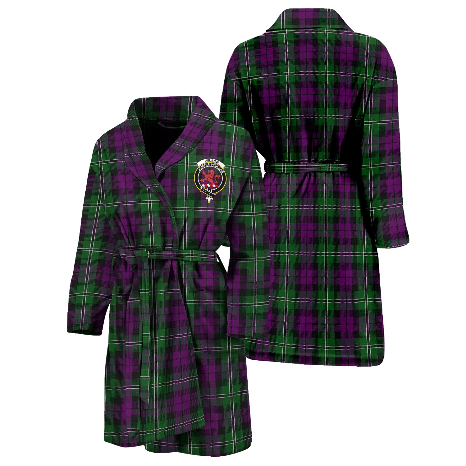 wilson-family-crest-tartan-bathrobe-tartan-robe-for-men-and-women