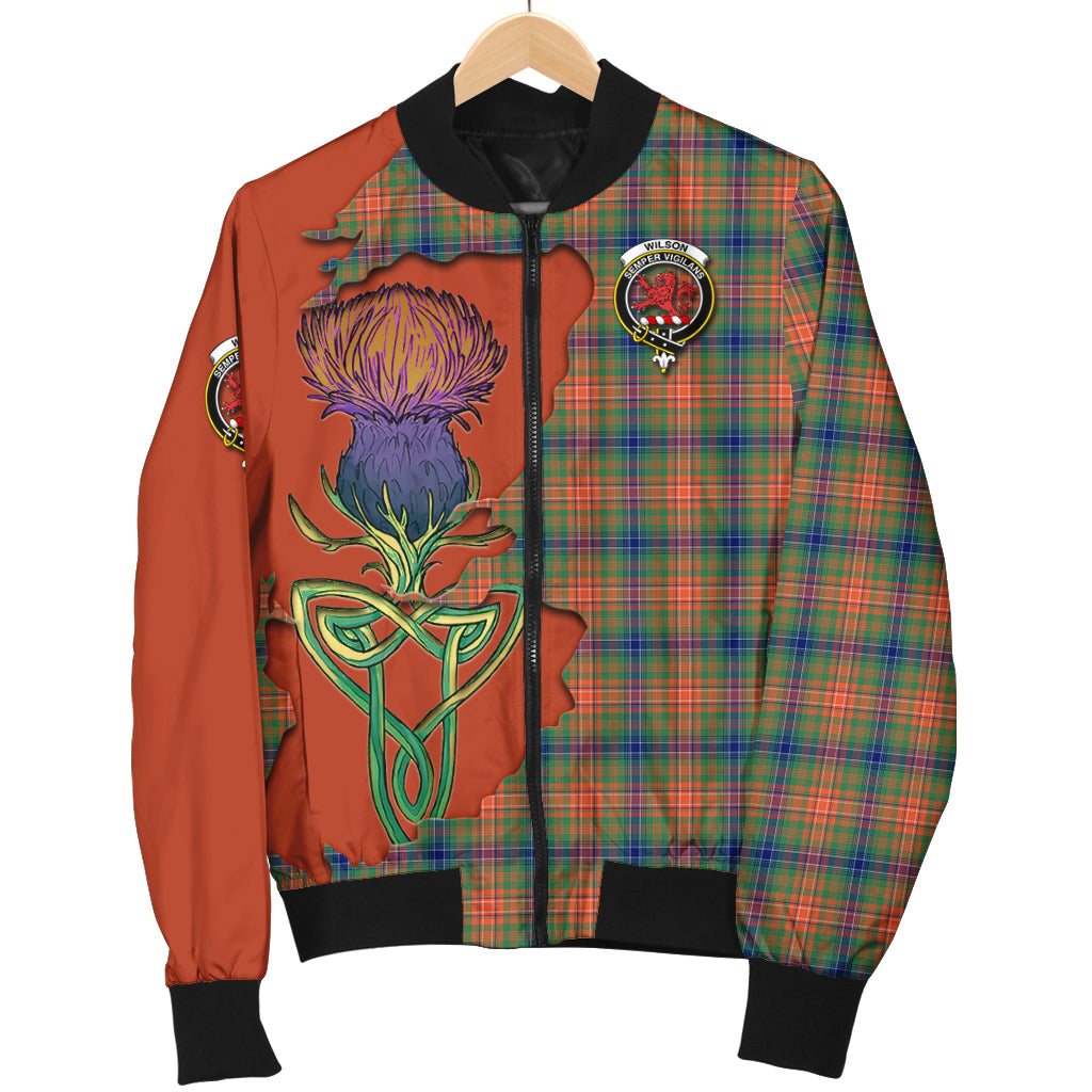 wilson-ancient-tartan-family-crest-bomber-jacket-tartan-plaid-with-thistle-and-scotland-map-jacket