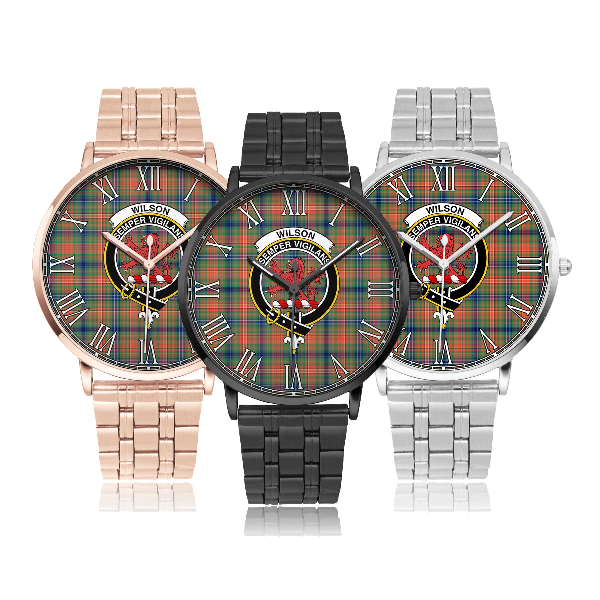 wilson-ancient-family-crest-quartz-watch-with-stainless-steel-trap-tartan-instafamous-quartz-stainless-steel-watch