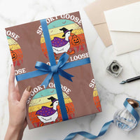Witchy Silly Goose Wrapping Paper Roll Retro Girly Halloween Spooky Goose Lover - Wonder Print Shop