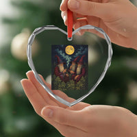 Wizard 420 Smoking Marijuana Heart Crystal Glass Ornament Funny Stoner Weed Lover Meme