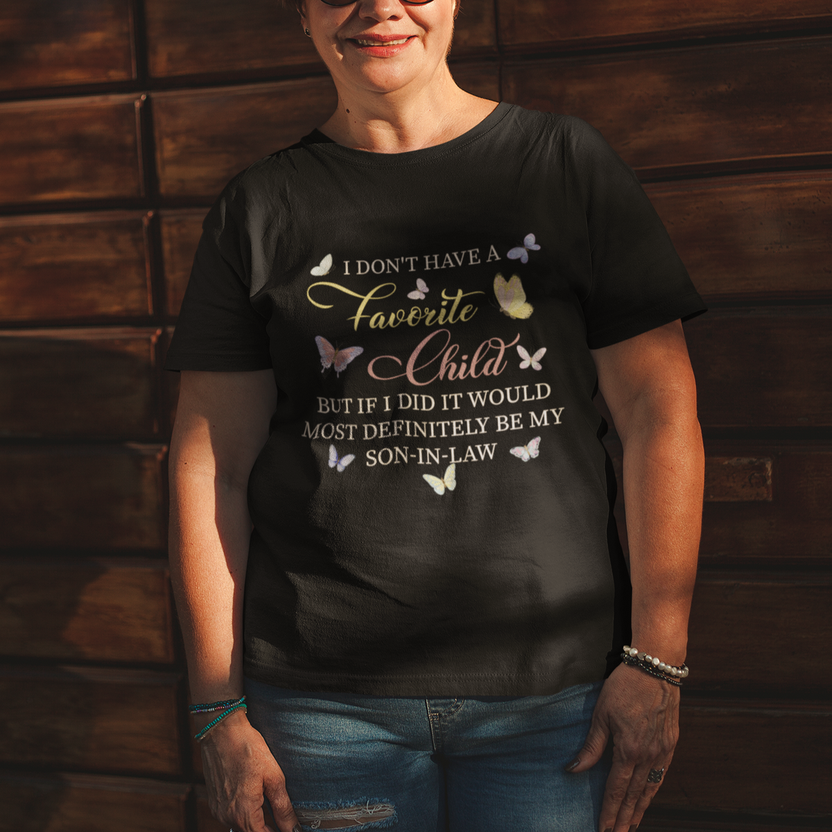 Son In Law T Shirt My Favorite Child Most Definitely My Son-In-Law Funny Retro - Wonder Print Shop