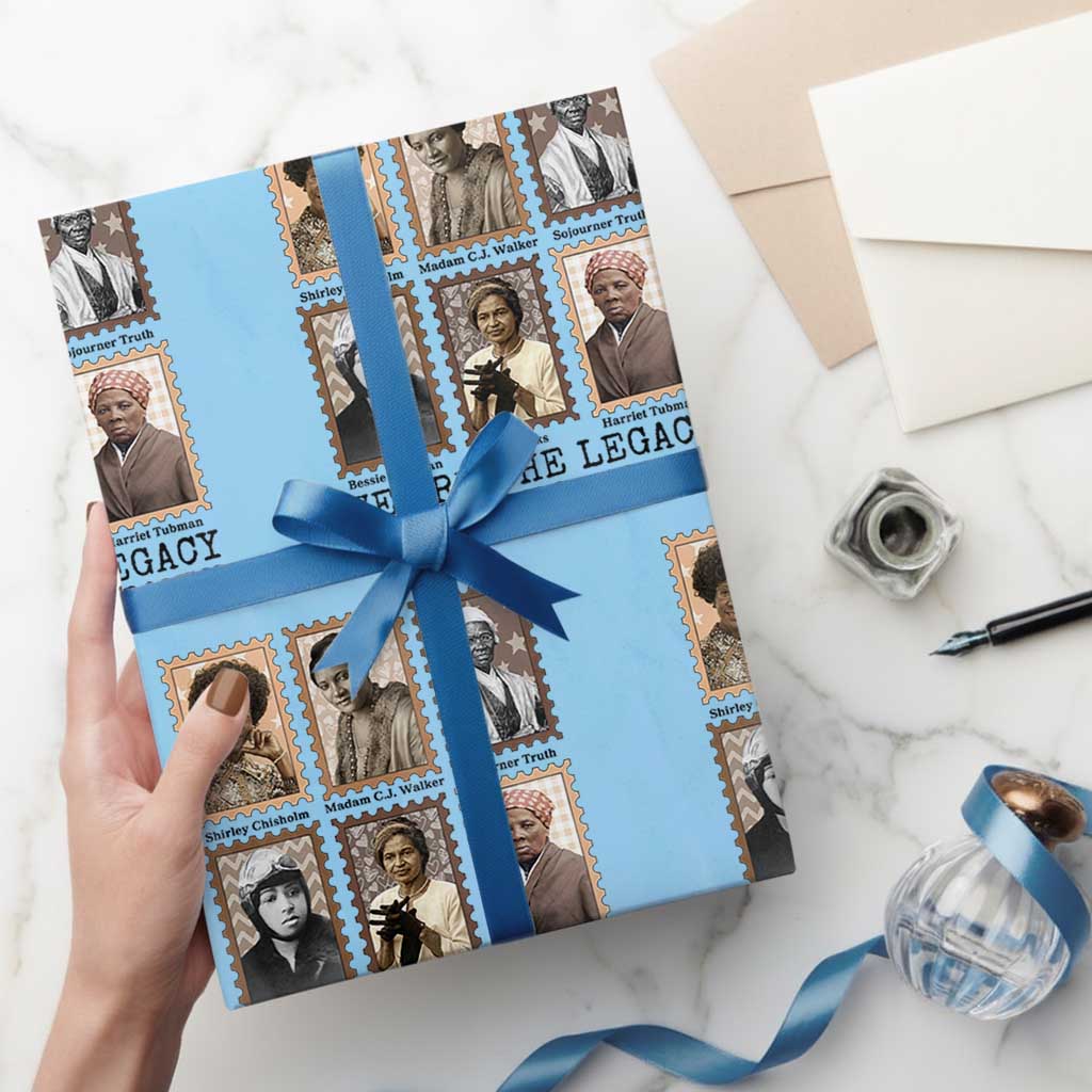 Women In History Wrapping Paper Roll We Are The Legacy Of Strong Women