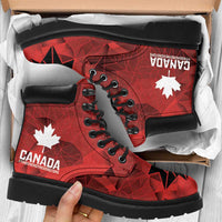 Women Rugby Canada All Season Boots Maple Energy Never Stops - Wonder Print Shop