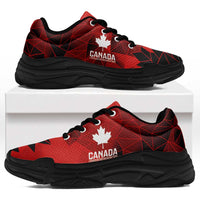 Women Rugby Canada Chunky Sneakers Maple Energy Never Stops - Wonder Print Shop
