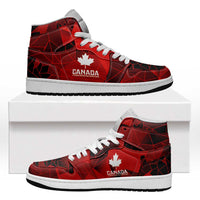 Women Rugby Canada High Sneakers AJ1 Maple Energy Never Stops - Wonder Print Shop