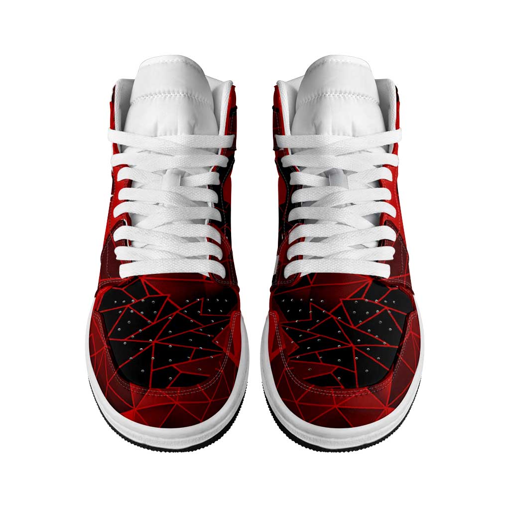 Women Rugby Canada High Sneakers AJ1 Maple Energy Never Stops - Wonder Print Shop