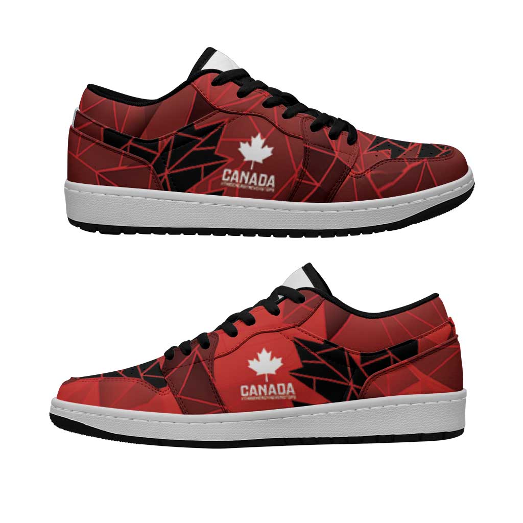 Women Rugby Canada Low Sneakers Maple Energy Never Stops LT9